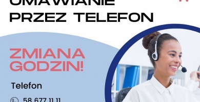 Zmiana godzin umawiania telefonicznego