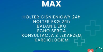 Pakiet kardiologiczny MAX